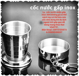 LY NƯỚC GẤP INOX